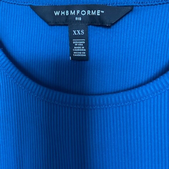 WHBM Forme Ribbed Tank - Picture 2 of 3